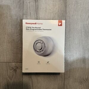 Honeywell Home CT87K Thermostat Round, Non-Programmable, Heat Only Function